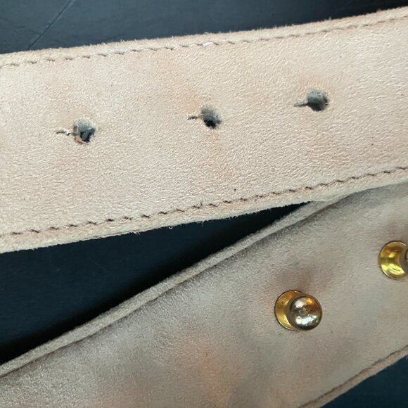 Club Monaco Suede and Rhinestone Belt Size S - Picture 5 of 6